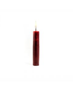 Small Wax Play Candle - Bright Red