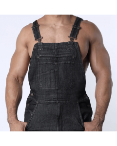 CB13 Jax Denim Overalls - Black