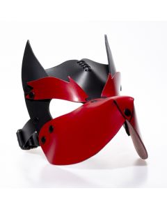 Pup Mask - Red & Black