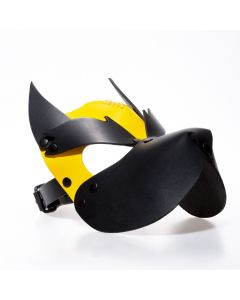 Pup Mask - Black & Yellow