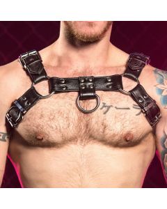 Soft Bulldog Harness by Eagle Leather