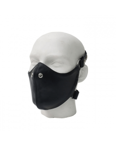 Mister B Leather Bike Mask - Black