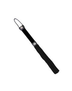 Mini Genital Suede Flogger - Black