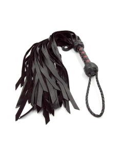 Mister B Premium Leather Flogger - Black