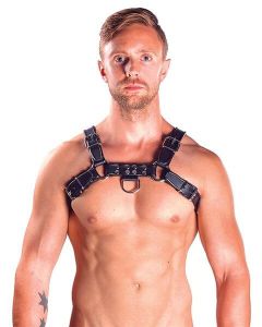 Mister B Leather Chest Harness - Black