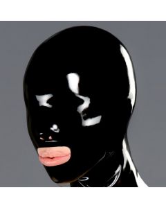 Latex Hood with Open Mouth