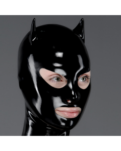 Latex Devil Hood