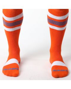 Cellblock 13 Tight End Knee High Socks - Orange