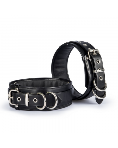 Padded Thigh Restraints with Black Trim by Eagle Leather