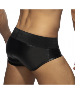 Rub Brief with Front Zip