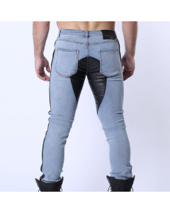 Cellblock 13 Saddleback Denim Pants - Light Blue