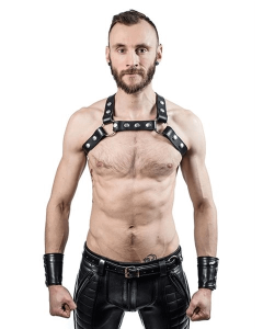 Mister B Leather X-Back Harness